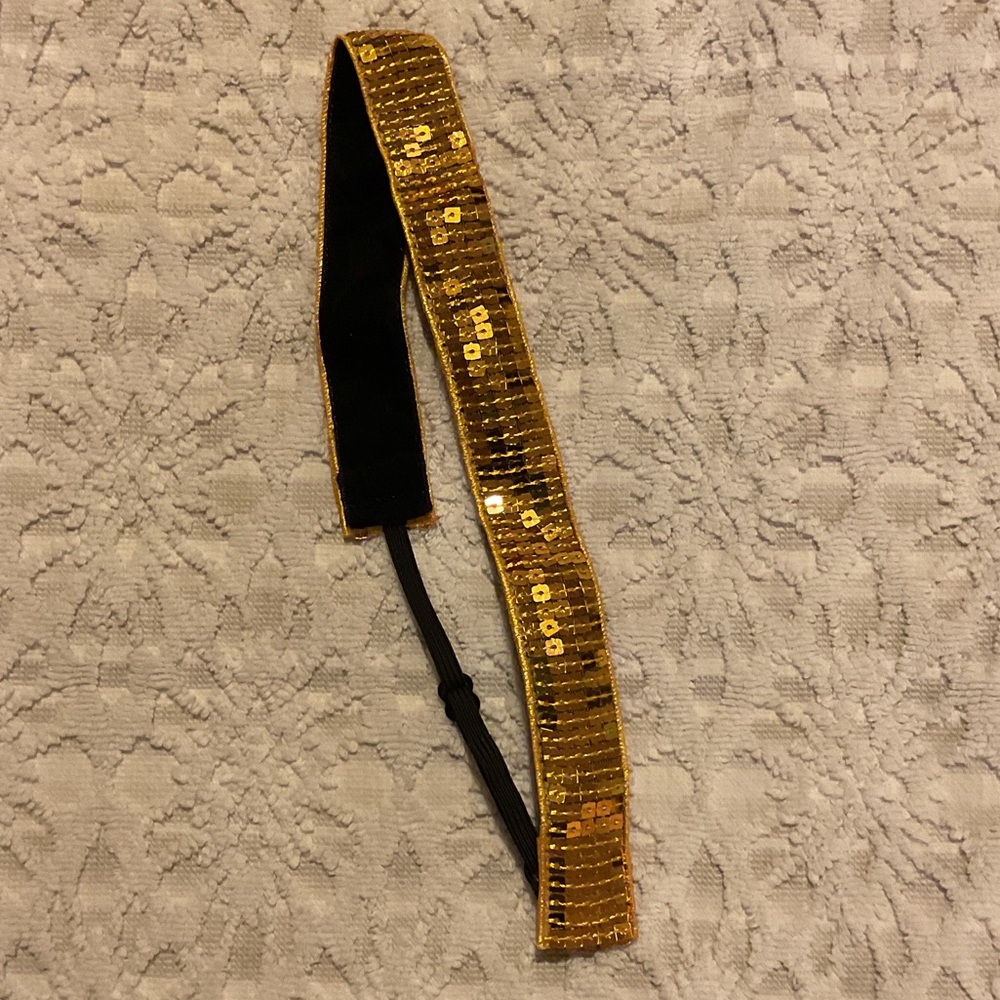 MomoDesign Gold Sequin Kids Headband